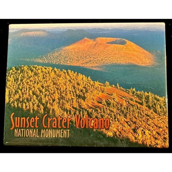 Sunset Crater Volcano National Monument Arizona 3" x 2.25" Magnet EUC - Picture 1 of 2